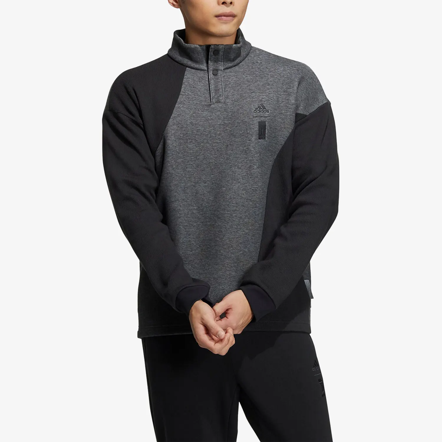 

Adidas genuine Wuji Series Men's Stand Collar Sport Sweatshirt HY5847