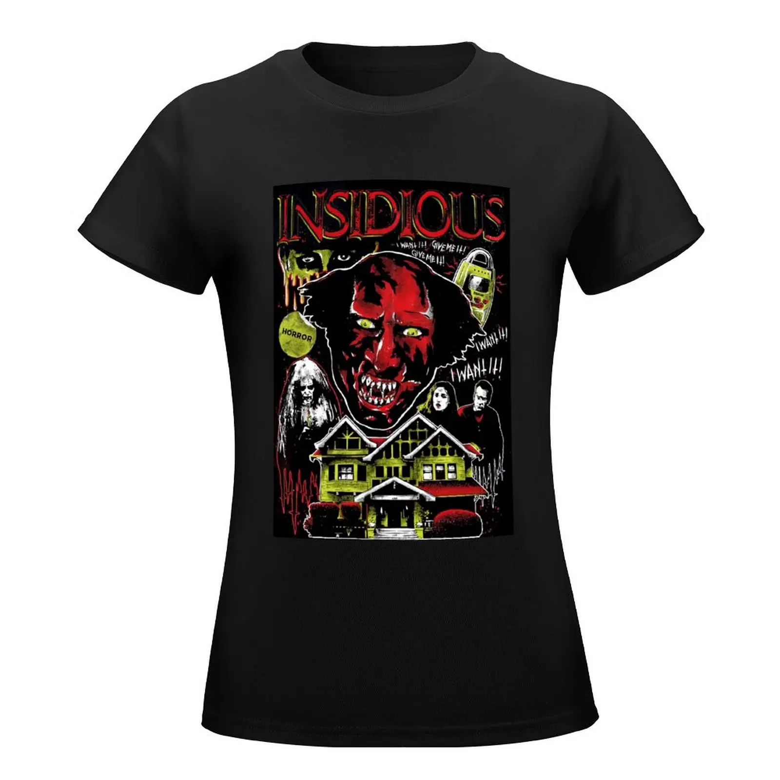 Insidious Movie horrified T-Shirt plus sizes tees summer clothes Women clothing