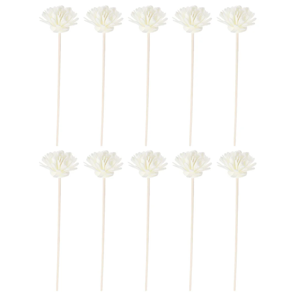 

10 Pcs Aromatherapy Sticks Diffuser Wooden Essential Oil Diffusers Decors Pe Dried Flower