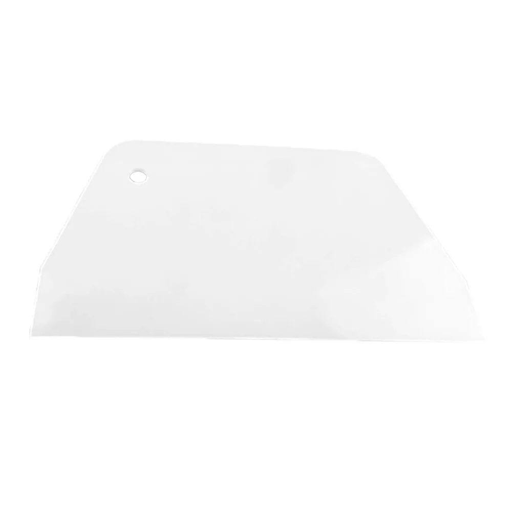 Food-Contact PP Dough Scraper Non-Stick Flexible Cake Scraper Fine Cutting Rim Hanging Hole Pastry Tool