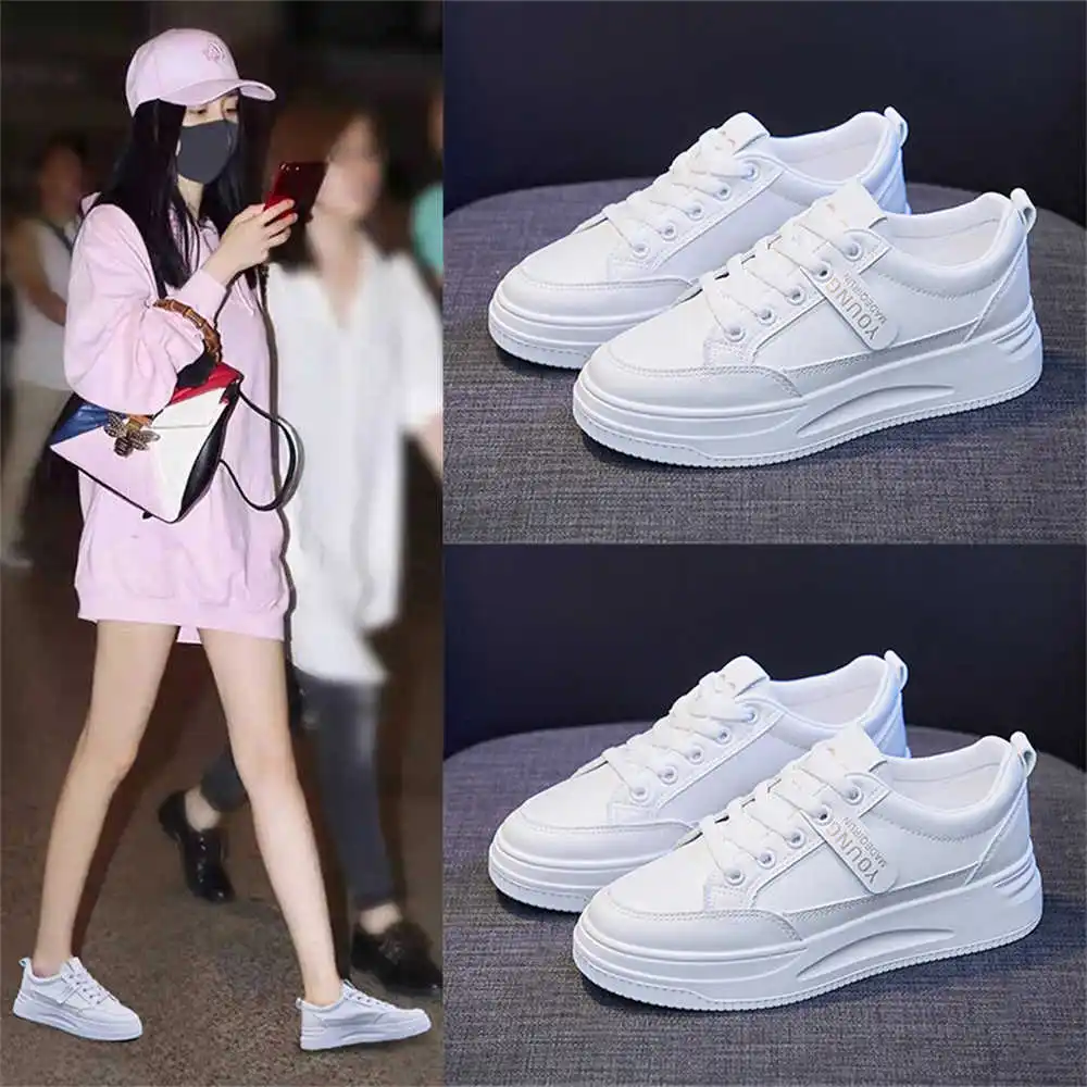 Lace Up High Sole Woman's Bot Shoes Black Sports Shoes Boots 44 Sneakers Hyperbeast Chassure Basctt Super Deals Outings