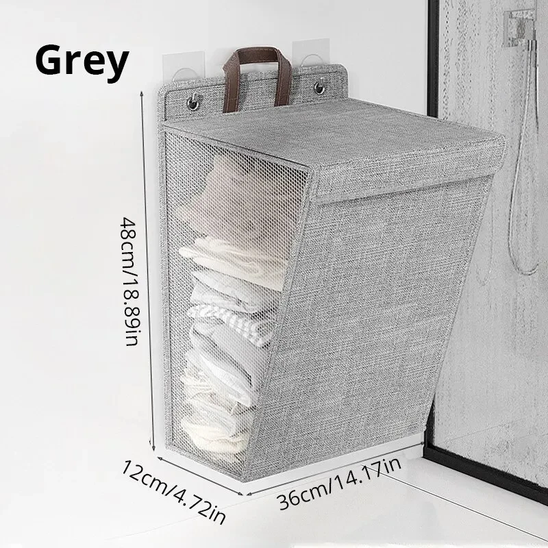 Wall Hanging Clothes Organizer Bag Laundry Basket Foldable Storage Bag Wall Dirty Clothes Baskets Closet Organizer Toys Storager