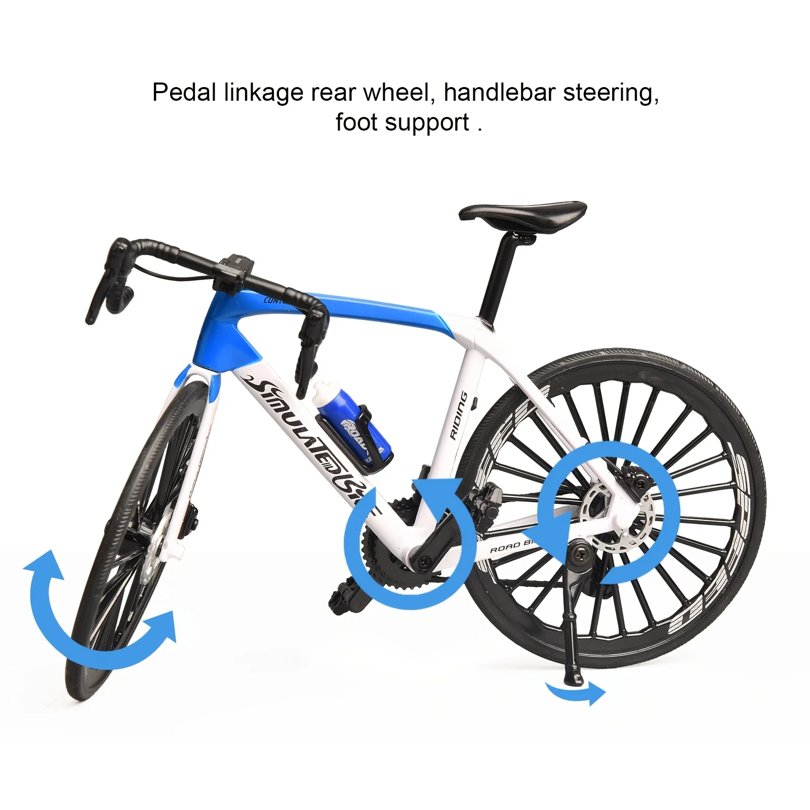 Vintage Metal Mountain Bikeรุ่นเดสก์ท็อปมินิคลาสสิกจักรยานของเล่นDie-Cast Fingerชุดตกแต่งบ้าน