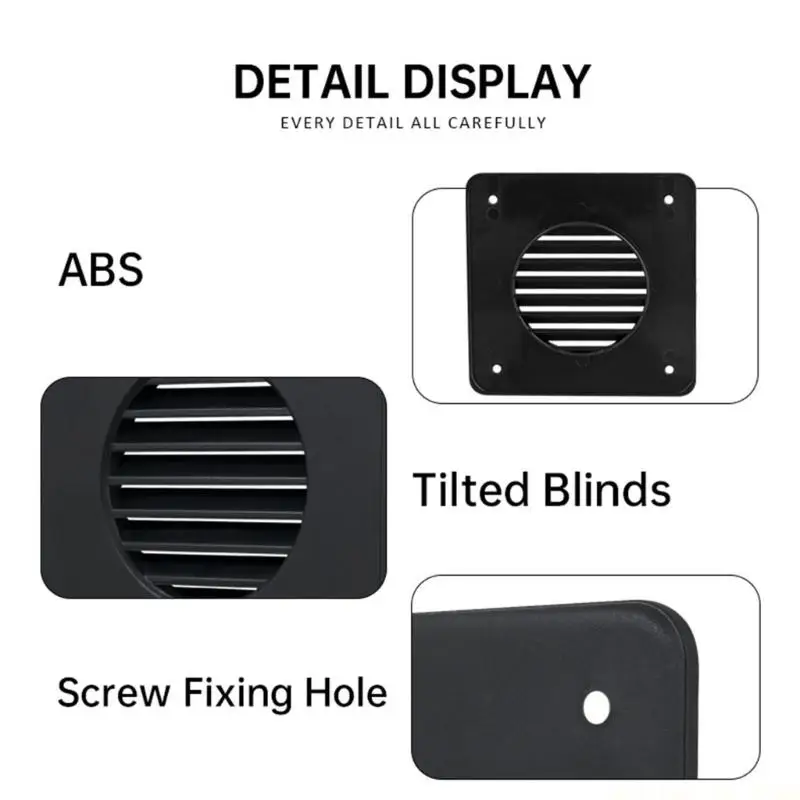 J0MA Ventilation Cover Grille In Black Or White For Efficient Battery