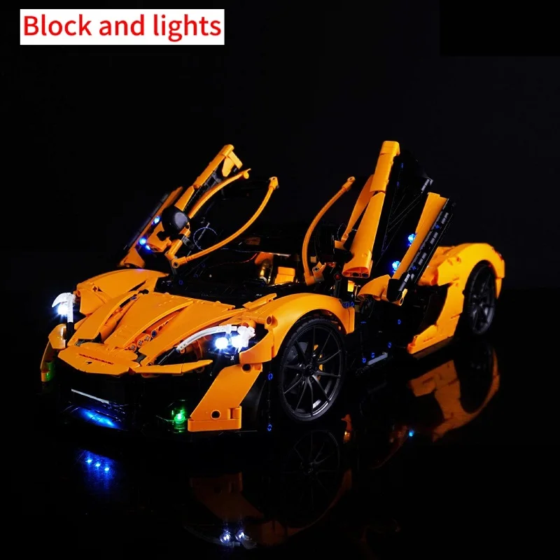 2025 New P1 Super Racing Car Fit 42172 Model Building Blocks 1:8 Assembly Set Bricks Technical Toys For Kid Adult Birthday Gifts