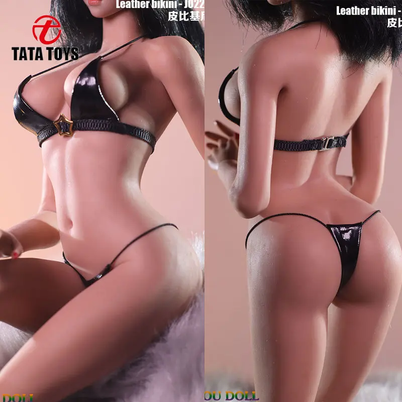 

JO22X-34 1/6 scale female dolls clothes bikini black red blue fit 12'' action figure body model