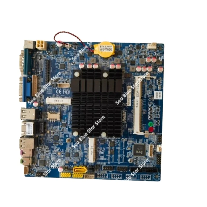 Industrial control motherboard GM-1900D12 J1900 quad-core LVDS cash register motherboard Used disassembled motherboard