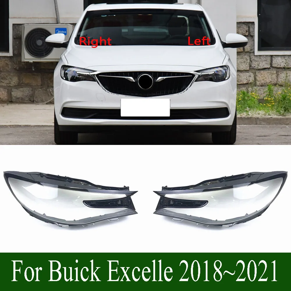 

For Buick Excelle 2018~2021 Headlamp Cover Shell Transparent Lampshade Headlight Lens Lamp Mask Plexiglass