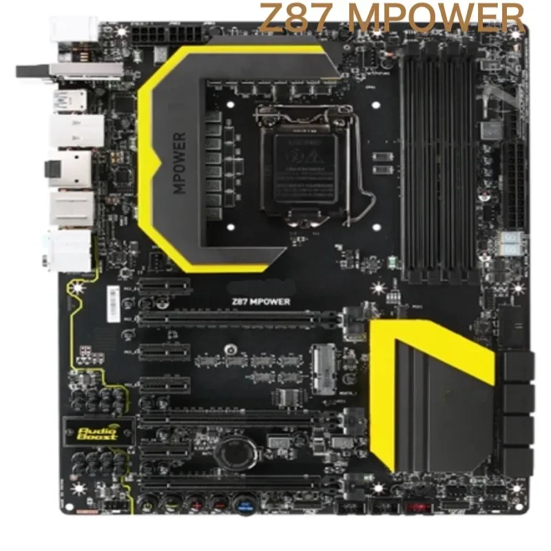 For MSI Z87 MPOWER Motherboard 32GB LGA 1150 DDR3 ATX Mainboard 100% Tested OK Fully Work Free Shipping