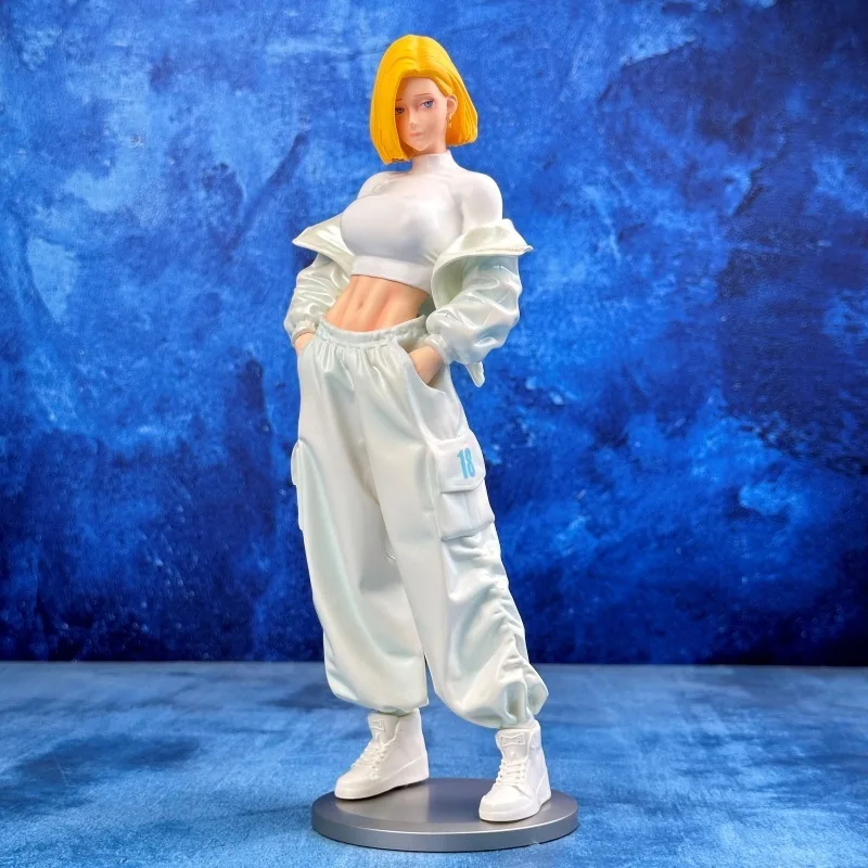 

Seven Dragon Balls Hand Made Jt Man Standing On The 18th Anime Beautiful Girl Animation Model Tabletop Decoration Gift For Boys