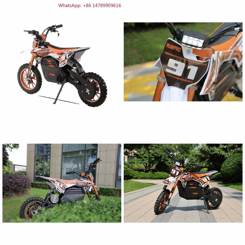 Lightweight Design2026 Off Road High Quality 1000W Pit Bike For Kids 36V12AH 15AH Racing Moto Super Dirt Bike MotorbikesForOutd