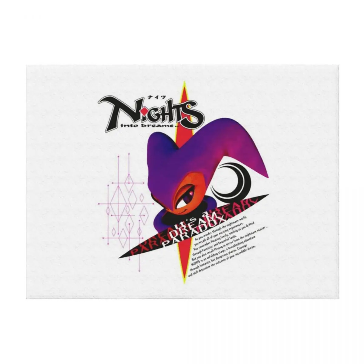 

Nights Into Dreams Japanese Art Throw Blanket Bed Fashionable funny gift anime warm winter Blankets