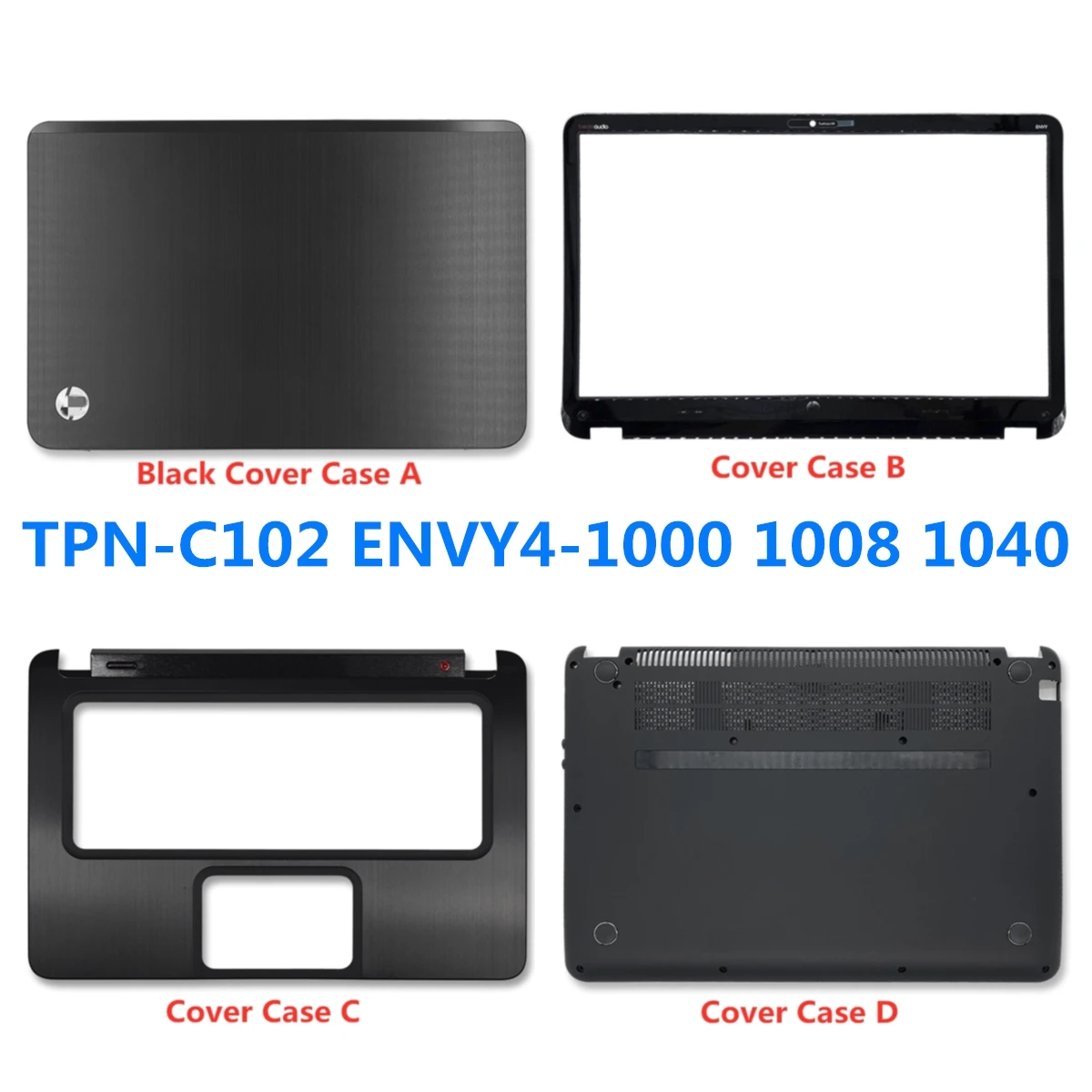 New Laptop For HP TPN-C102 ENVY4-1000 ENVY4-1008 ENVY4-1040 LCD Back Cover Case/Front Bezel /Palmrest/Bottom/Hinge