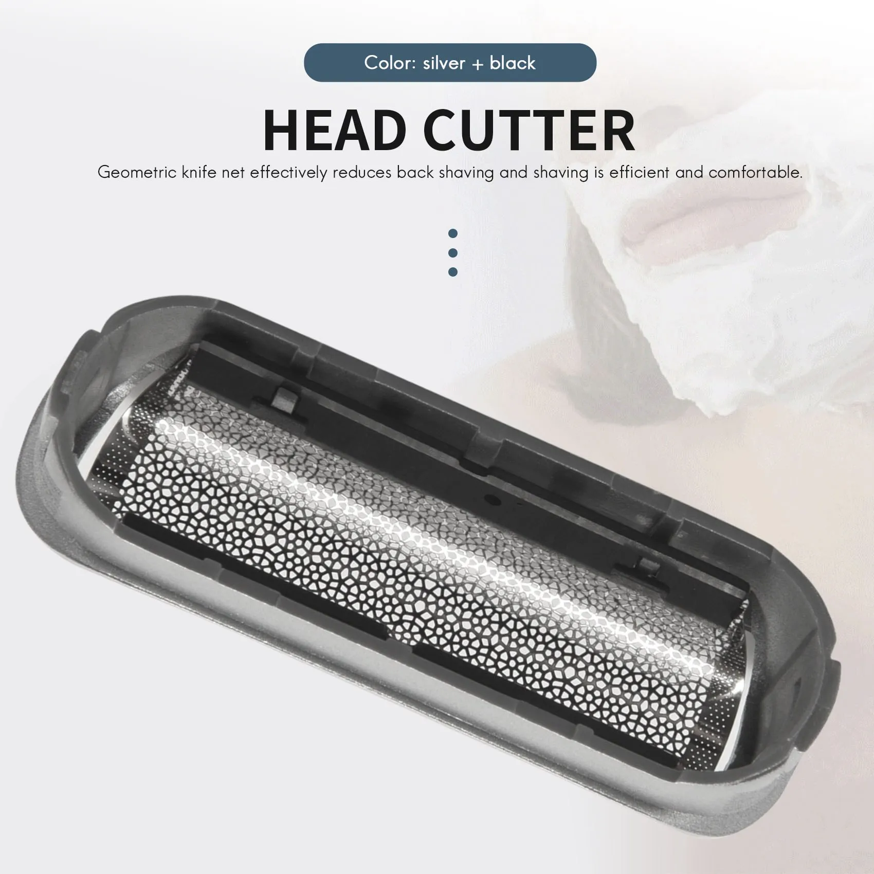 5S Shaver Foil Head Cutter For Braun 5S P40 P50 P60 P70 P80 P90 M30 M60 M60S Shaver Foil+Cutter