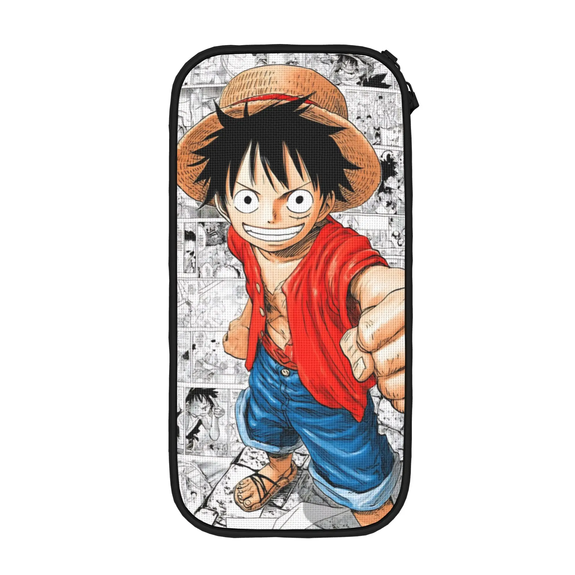 Custom Kawaii One P-Pieces Luffy Manga Pencil Case for Girls Boys Large Storage  Pencil Pouch School Supplies