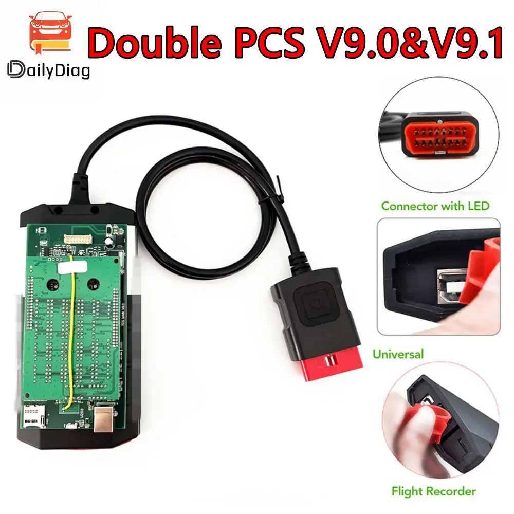 

OBD2 Scanner VD150 V9.0 V9.1 Double PCB BT V2021.11 TCS Pro Scanner OBD 2 Code Reader for More Car Diagnosis Tool