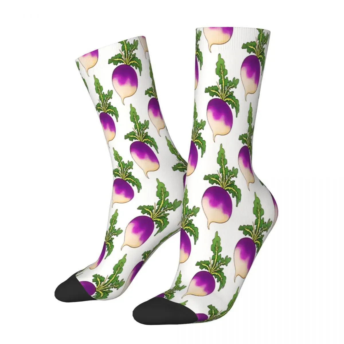 Turnip Fever Vegetable Socks Male Mens Women Autumn Stockings Polyester