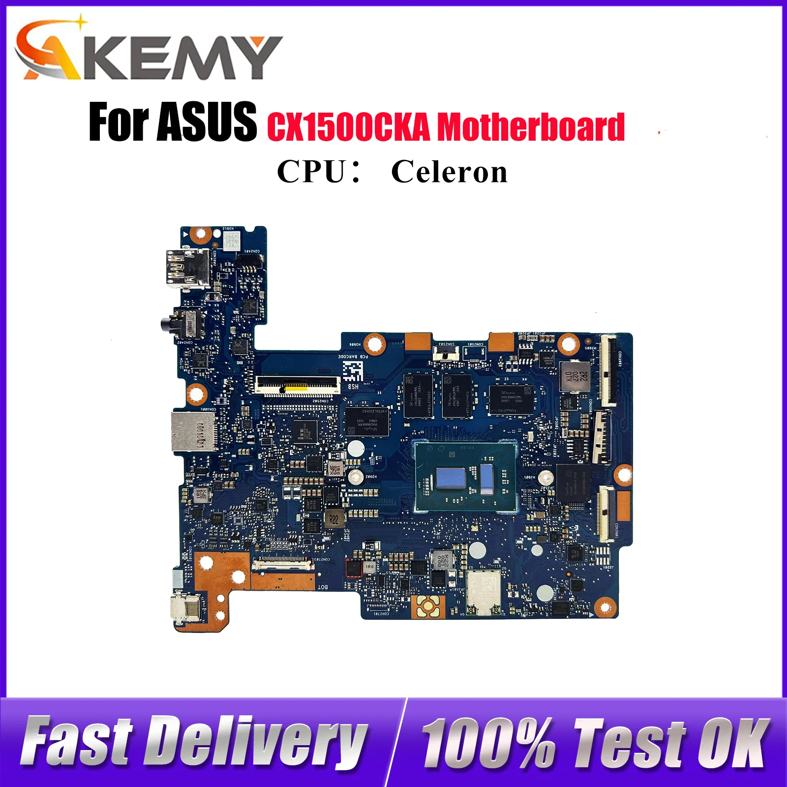 

CX1500CKA Материнская плата для ноутбука ASUS Chromebook CX1 CX1500C CX1500CKA Материнская плата для ноутбука с процессором R3 R5 R7 100% tests OK stk