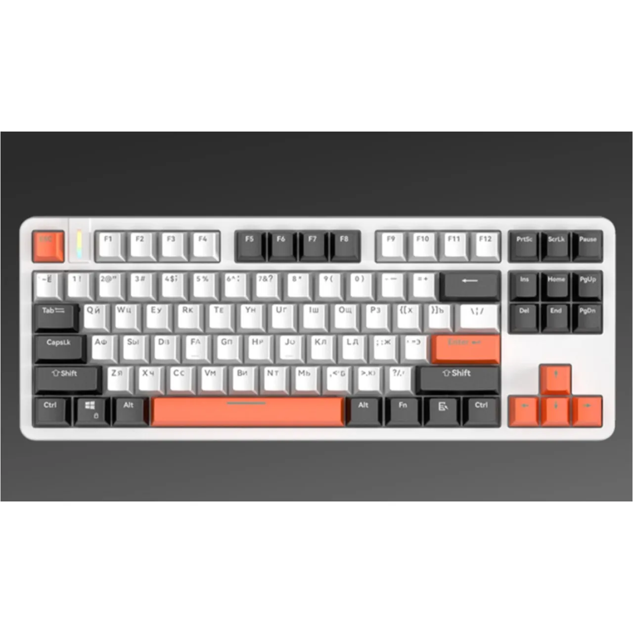 Russian wired keyboard, gaming keyboard, illuminated esports mechanical keyboard, waterproof