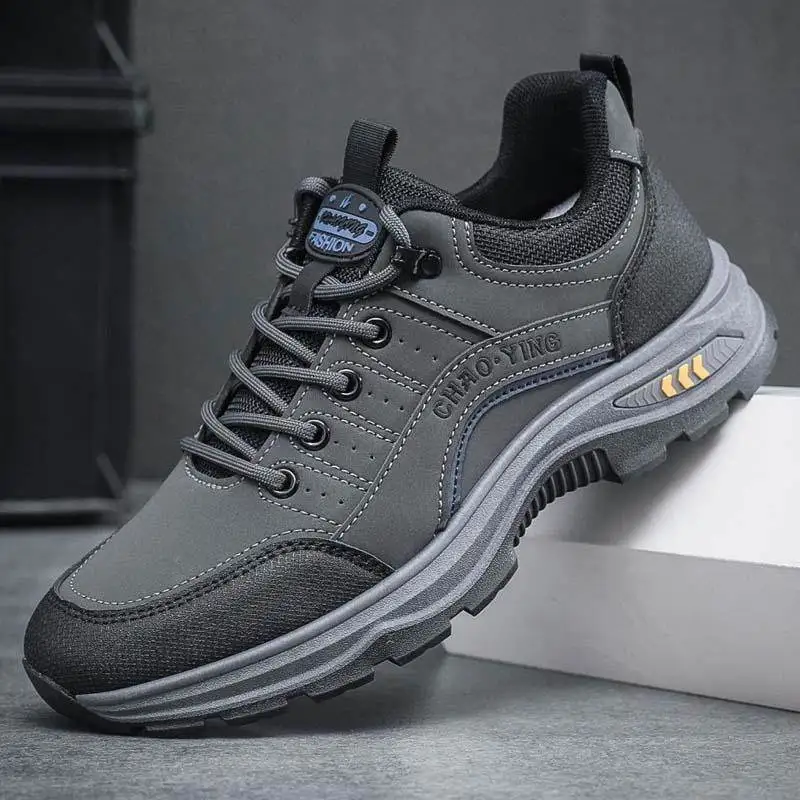 

Fall 2025 Men's Casual Sports oes Faionable All-Match Outdoor Climbing oes Anti-Slip Wear-Resistant Work oes