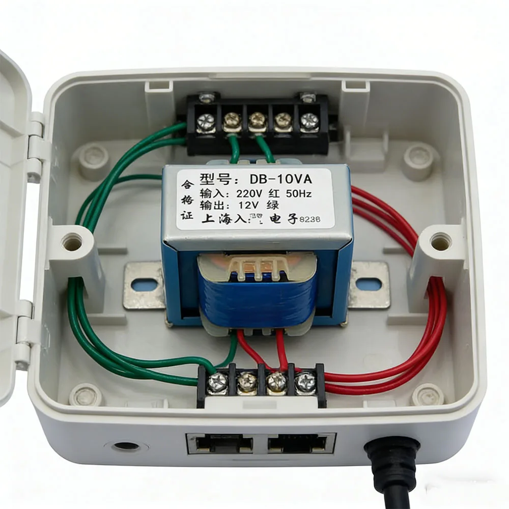 EI48 Power Transformer 10W DB-10VA AC 220V 380V To AC 6V/9V/12V/15V/18V/24V Dual Voltage Output 3-Line Low-Frequency Transformer