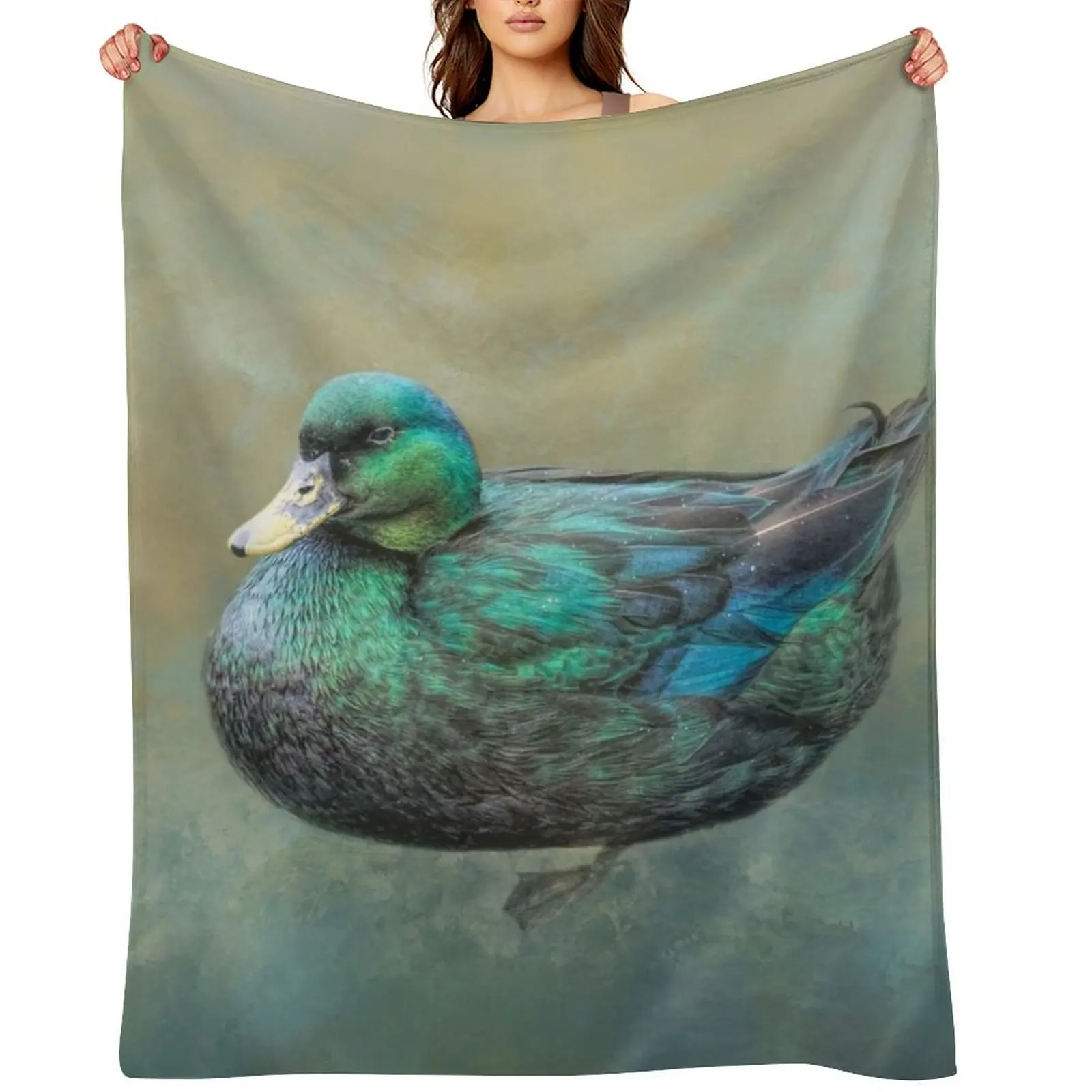 

Cayuga Duck Throw Blanket sofa bed Soft Plaid Hairys Plaid Blankets