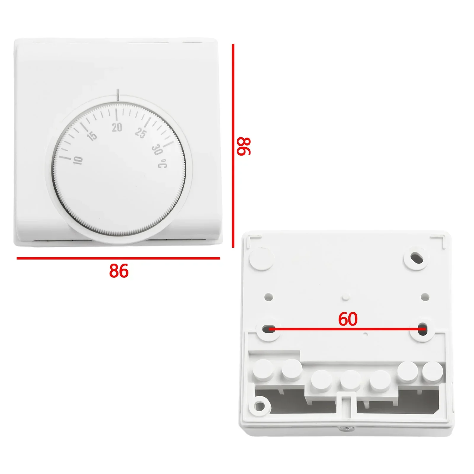 

Rotating Knob Thermostat for Central Heating s with Flame Retardant Housing and Precision Temperature Regulation Technology