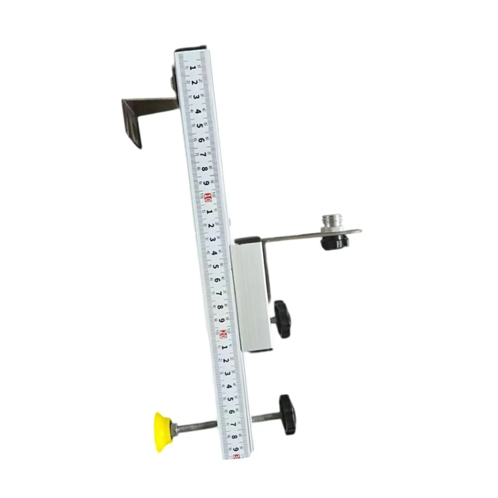 Durable Leveler Wall Bracket with Clear Scale Adjustable Mount Stand Accurate Measuring Tool for Construction Projects