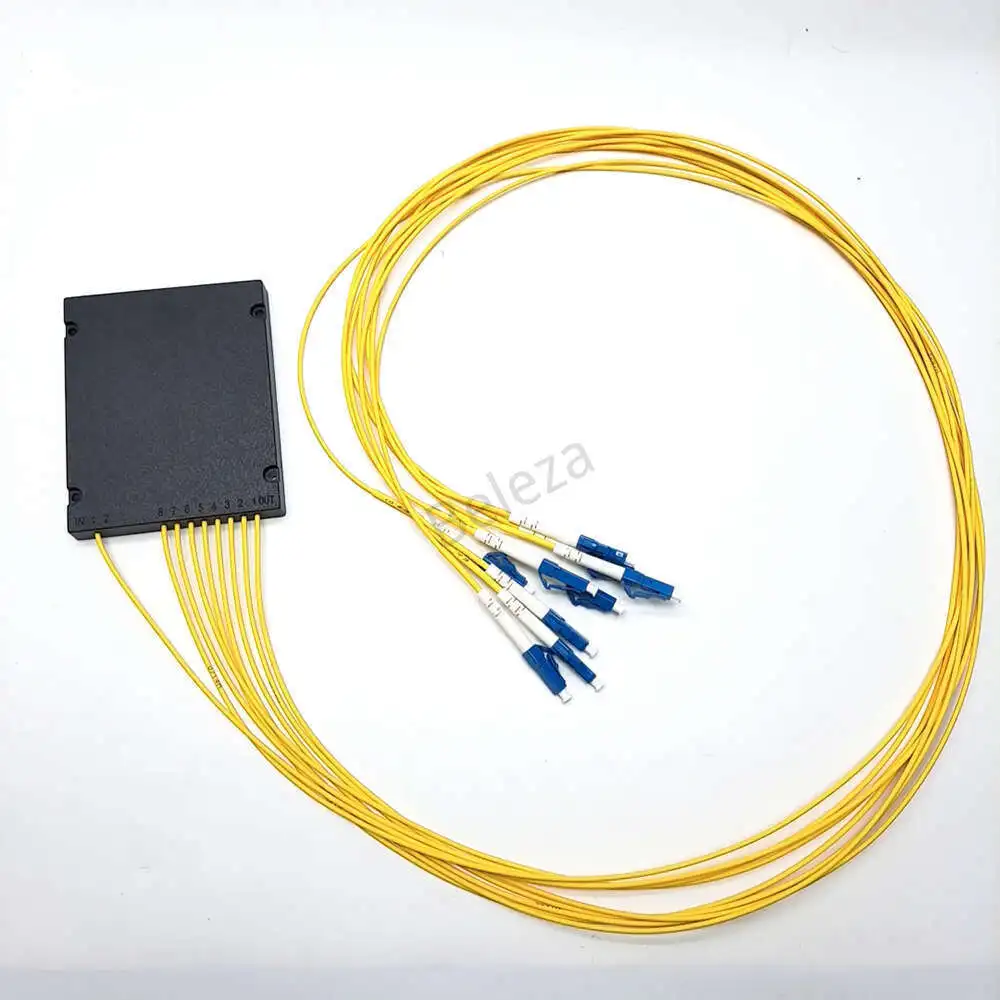 

High Quality Fiber Optic Box 1X8 LC UPC 1M 1*8 PLC Splitter FTTH
