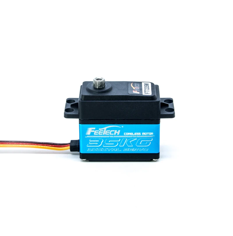 High Torque DS3235SG 35KG Blue Coreless Motor Digital Servo Metal Gear Stainless Steel Gear Waterproof Servo DS3235 for Robotic