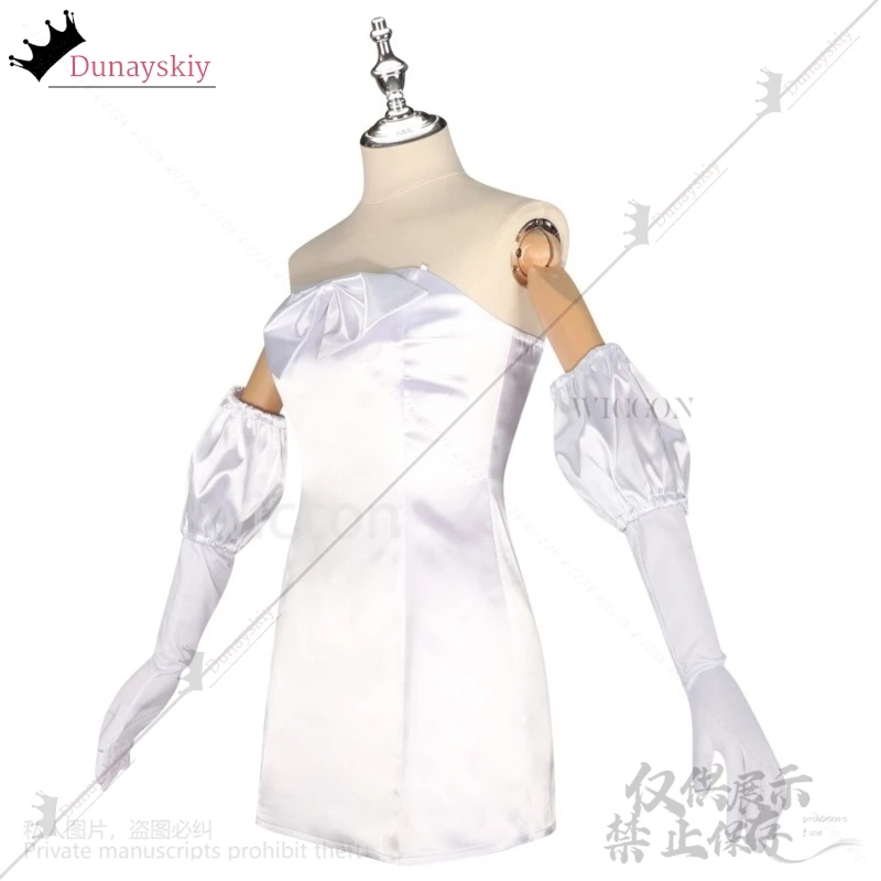 Sua คอสเพลย์สําหรับ Alien Stage Round1 My Clematis เครื่องแต่งกายชุดสีขาว Lolita วิกผมสําหรับหญิงหญิงฮาโลวีนคริสต์มาส Cos ที่กําหนดเอง