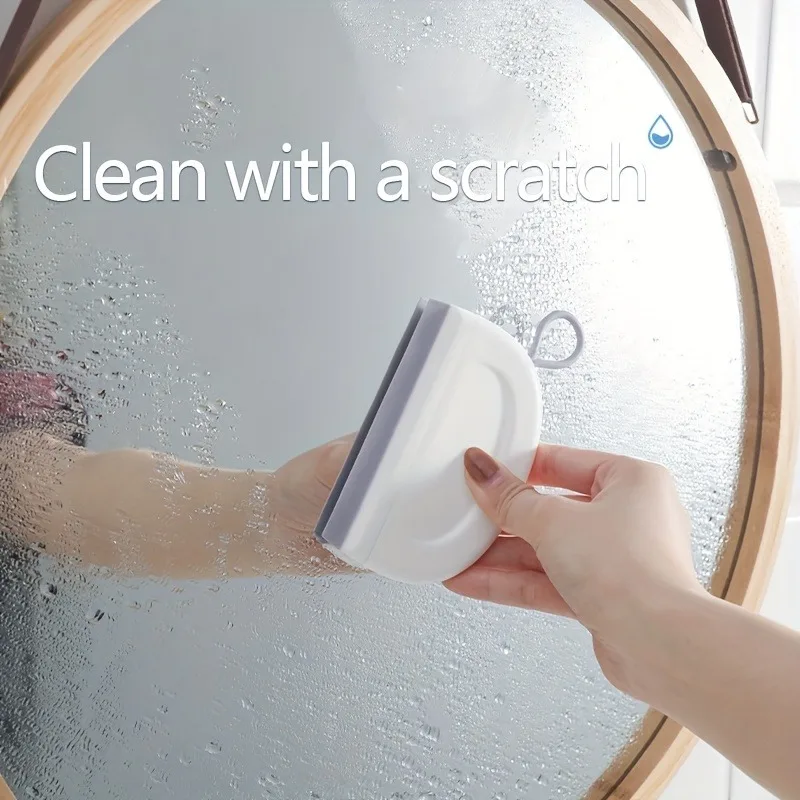 Mini Multi-Functional Household Bathroom Glass Bathroom Tile Countertop Squeegee Cleaning Tool