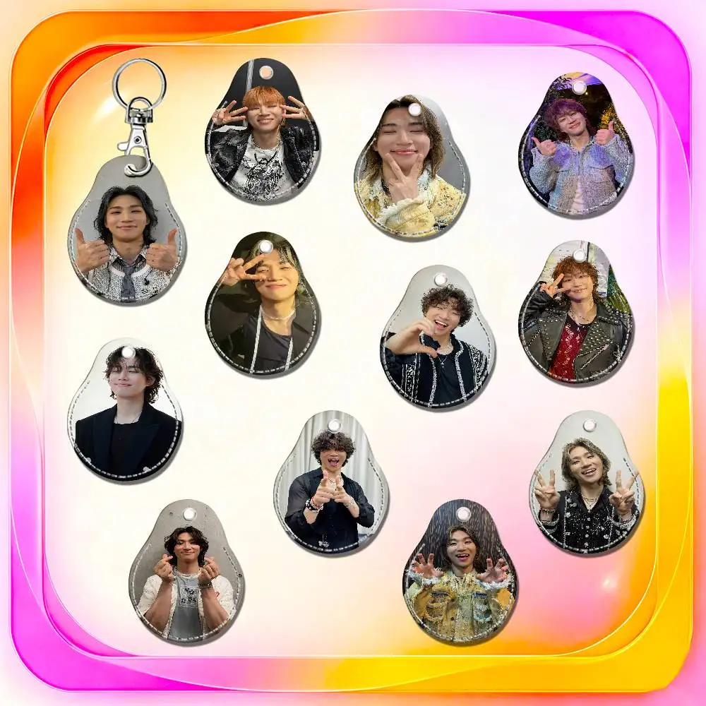 For Kang Daesung For AirTag Case Card Holder Keychain ID Credit Bank Access Badge For Air Tag Case Shell