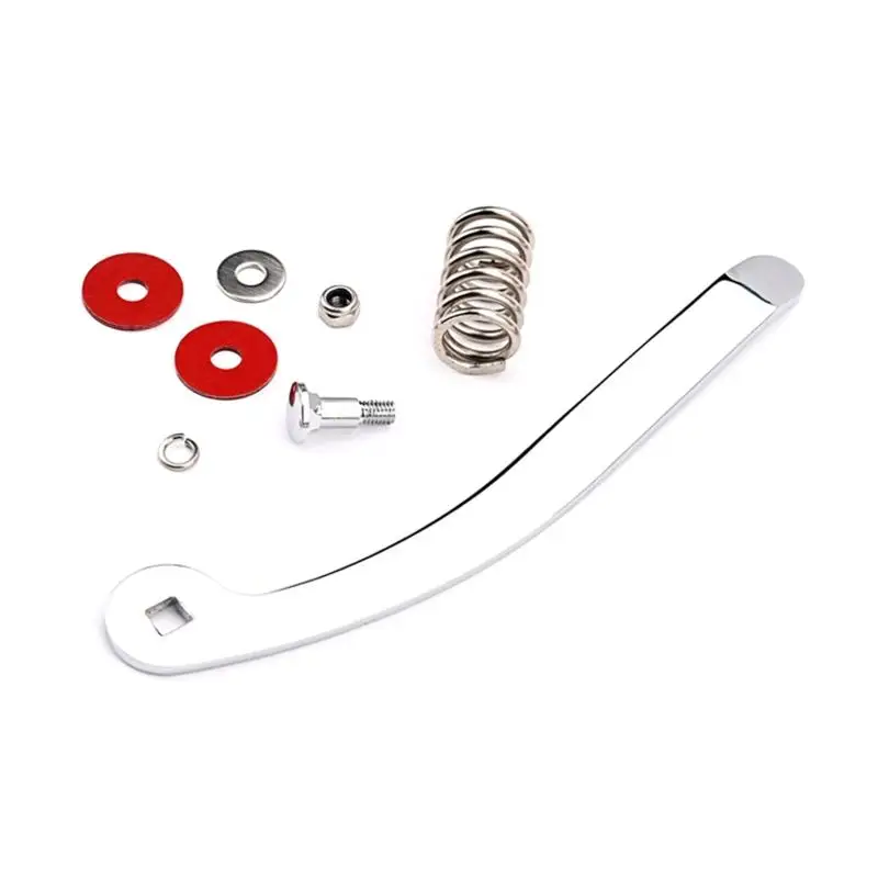 Chrome Tremolo Arm Whammy Bar with Spring Nut Replacement Zinc Alloy Vibrato Arm for Electric Guitar Tremolo System