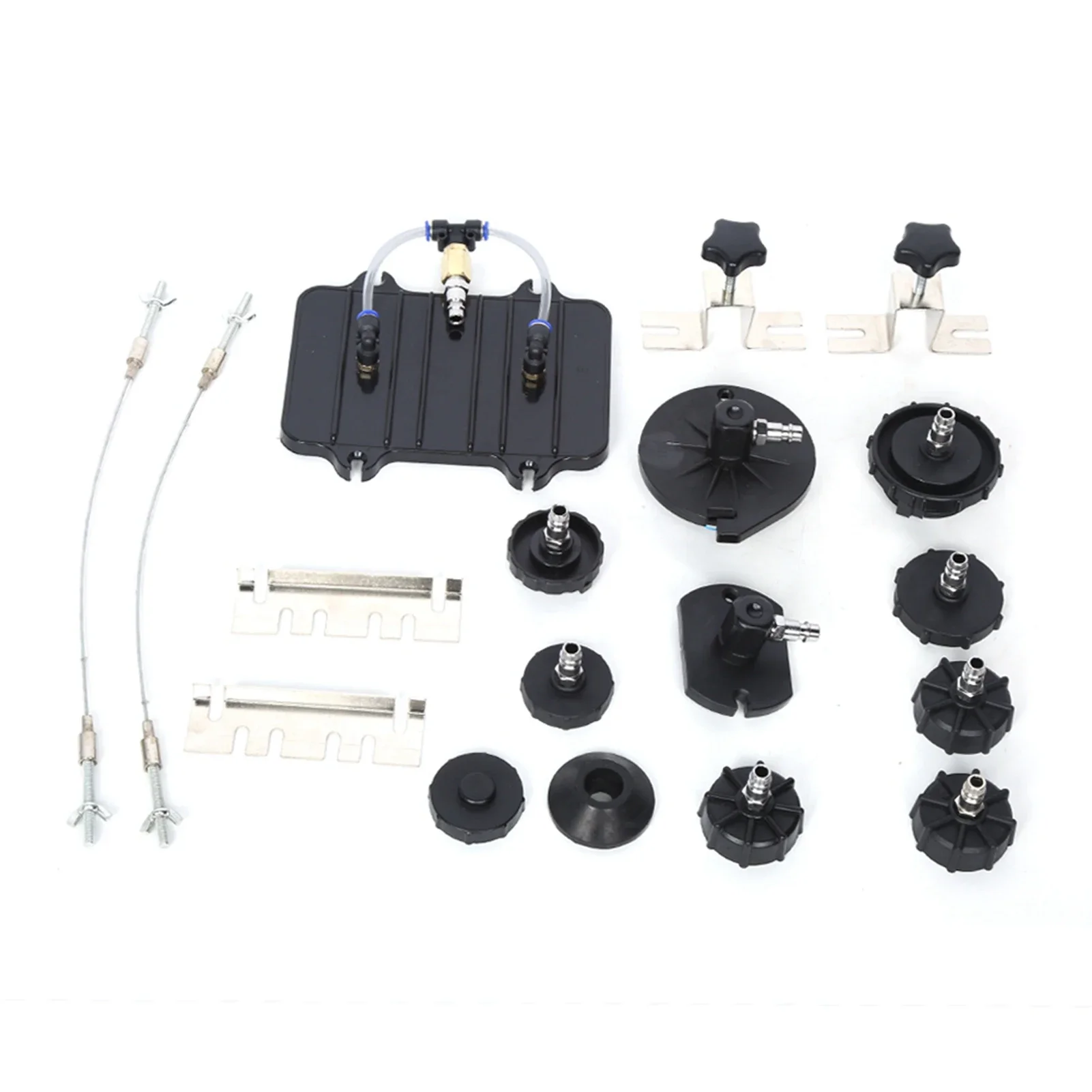 13pcs/Set Compressed Air Brake Bleeder Adapter Steel Quick Connection for Most of Vehicles Brake Bleeder Adapter Bleeder Adapter