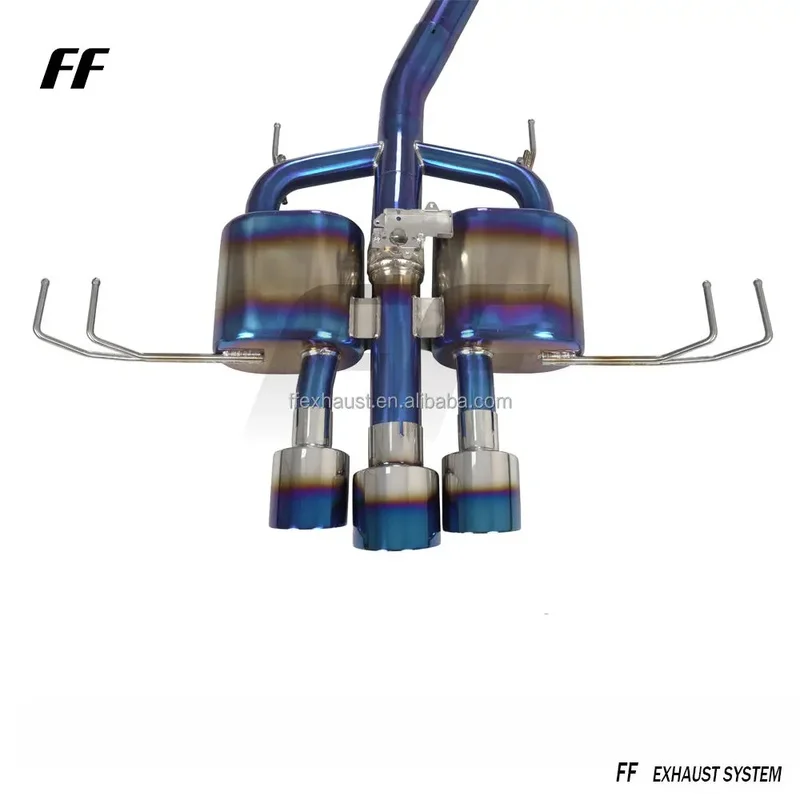 Mid Pipe Catback Exhaust System Muffler Custom for Honda Civic Type R FL5 2 0T Titanium Muffler Valvetronic  OEM-fit
