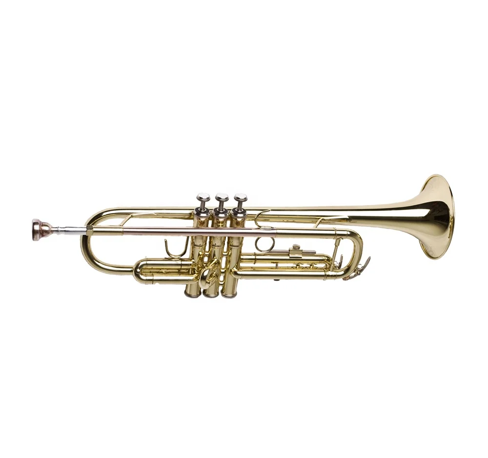 Seasound Professional BB Tone Trumpet OEM Imitation Gold Trompetta JYTR409 With Brass Body And Gold Lacquer Surface