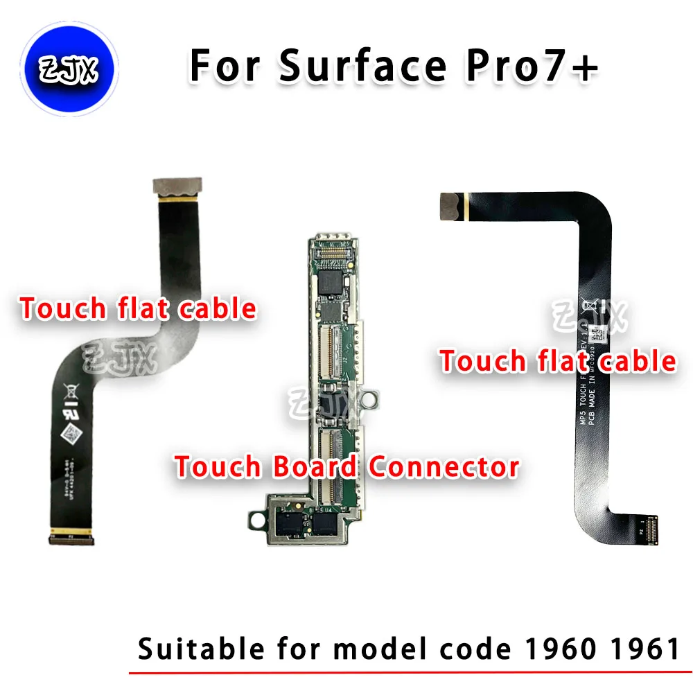 For Microsoft Surface pro7+ LCD Cable pro7plus Touch Screen Cable Touch Small Board 1960 1961 Touch Flat Cable