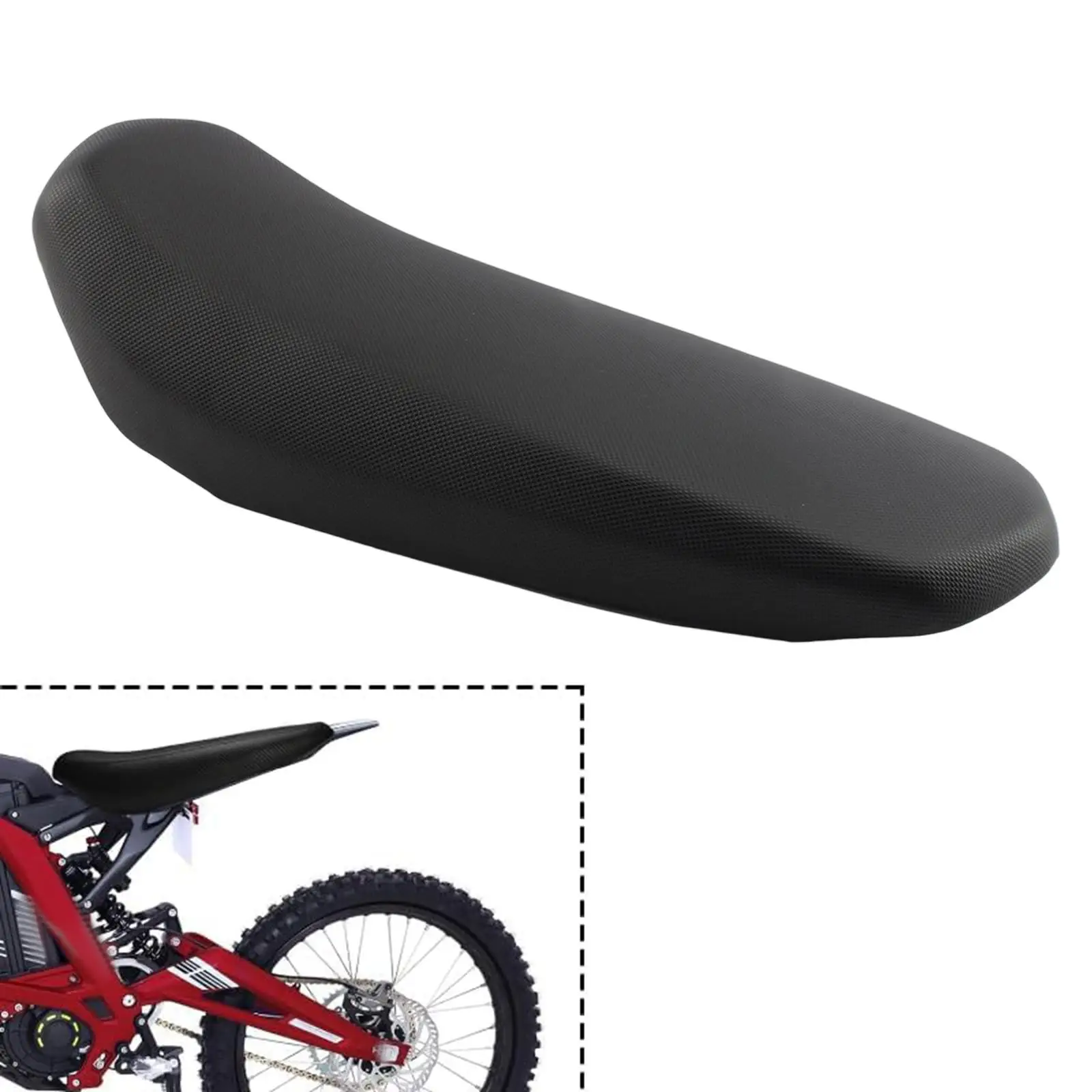 Motorcycle Saddle Seat Shock Absorption, Comfortable Pad Motorcycle Cushion Motocross Cushion for S/x