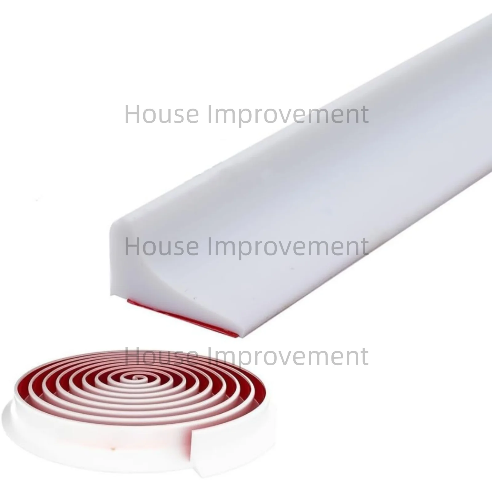 

Kitchen Threshold Water Dam Self Adhesive Silicone Waterproof Barrier Bathroom Shower Water Stopper Guard for Dry Wet Separation