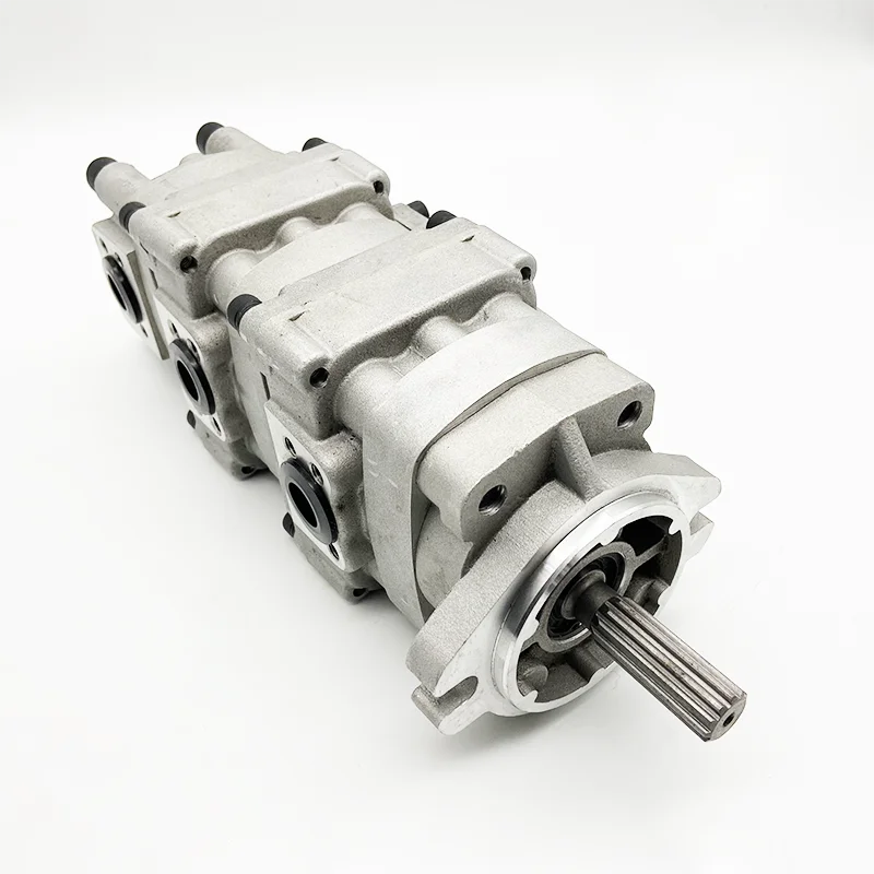 

Excavator Komatsu PC25 PC28 PC30 PC35 PC40-7 gear pump triple pump hydraulic oil pump pressure auxiliary pump