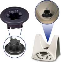 Plastic Motor Clutch Coupling For Motor Replacement for TM31 Processor Blender Accessories Durable and Convenient