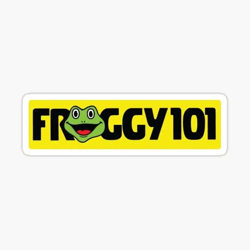 Офисная наклейка Froggy 101 для декора ноутбука, спальни, автомобиля, милый мультяшный модный чемодан для общественных мест