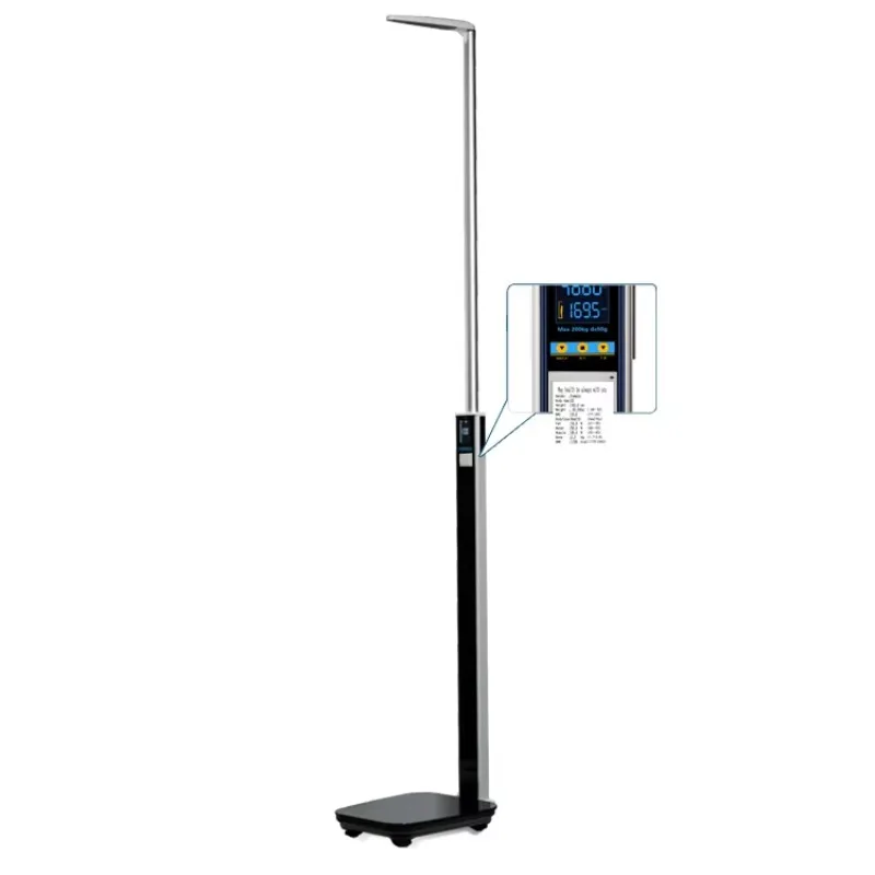 Measuring Stand with Print digital stadiometer portable ultrasonic height and weight scale