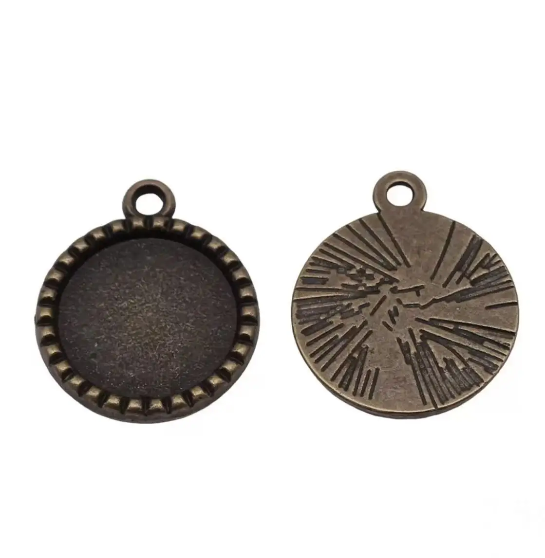 

10pcs inner size 16mm handmade findings Vintage cabochon setting HW3934 Zinc alloy metal