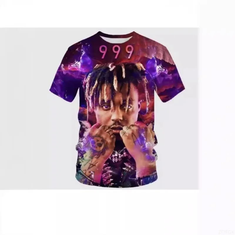 

2023 Summer Men's and Women's Fashion Sports T-shirt Youth Sports 3D Anime Cartoon Digital Printed Short Sleeve