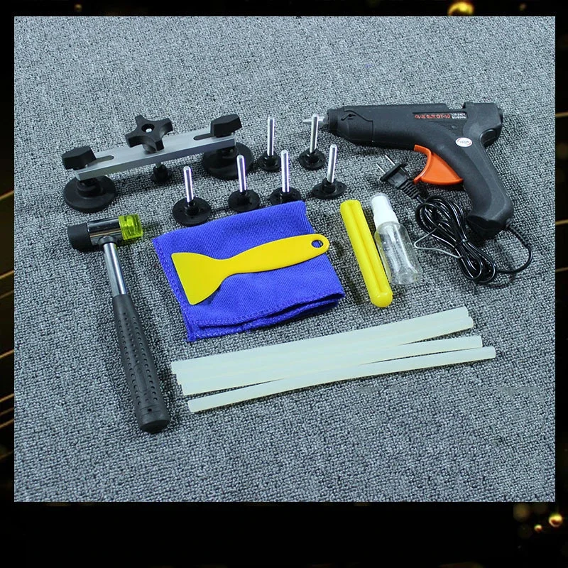 

Набор инструментов для восстановления вмятин на кузове автомобиля, инструмент для ремонта без спрея, набор для удаления вмятин, мощный набор для вмятин на автомобиле