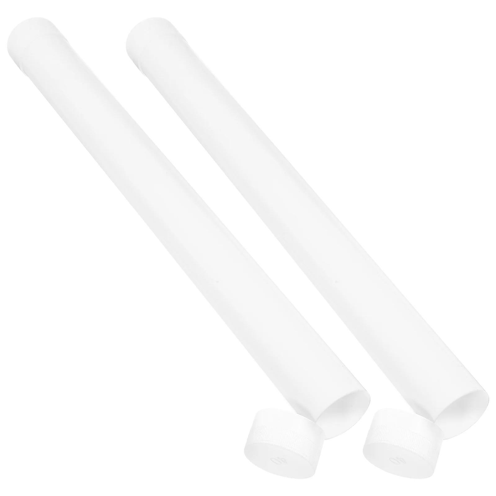 Tubo portaoggetti per pittura da 2 pezzi, robusto tubo porta poster portatile per opere d'arte, documenti da disegno, custodia protettiva per il trasporto