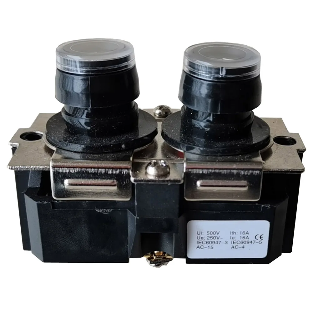 LA137-A Switch AC 250V Switch Bahan Resin ABS Fitur Tahan Debu Saklar Tombol Tahan Debu Penggunaan Industri