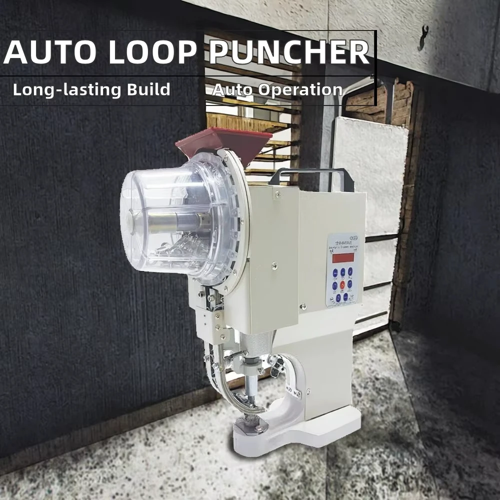 Manufacturer Direct Sales Liudu Efficient Fully Automatic Loop Hole Punching Machine for Garment Shops 220V 400W